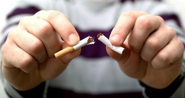 Rexeitamento do tabaquismo e as consecuencias para o corpo